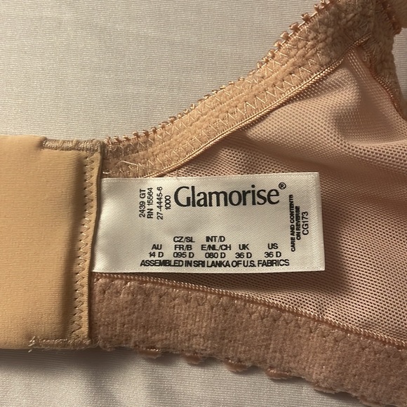 Glamorise Womens MagicLift Original Support Bra Wirefree 36D - Picture 4 of 4